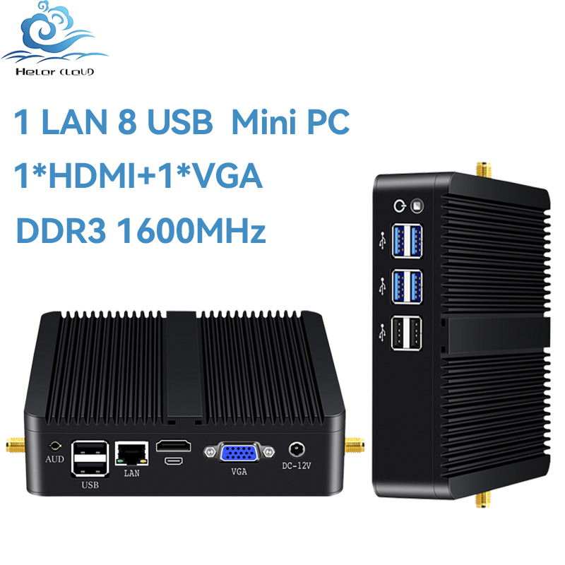 Ddr3 8Gb - Helorpc1LAN 8USB endüstriyel Mini PC 8G