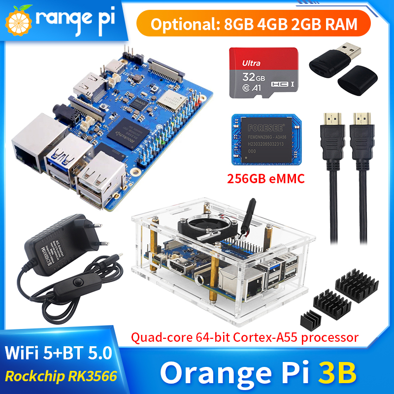 Ram Memory Module - Turuncu Pi 3B 8GB 4GB 2GB
