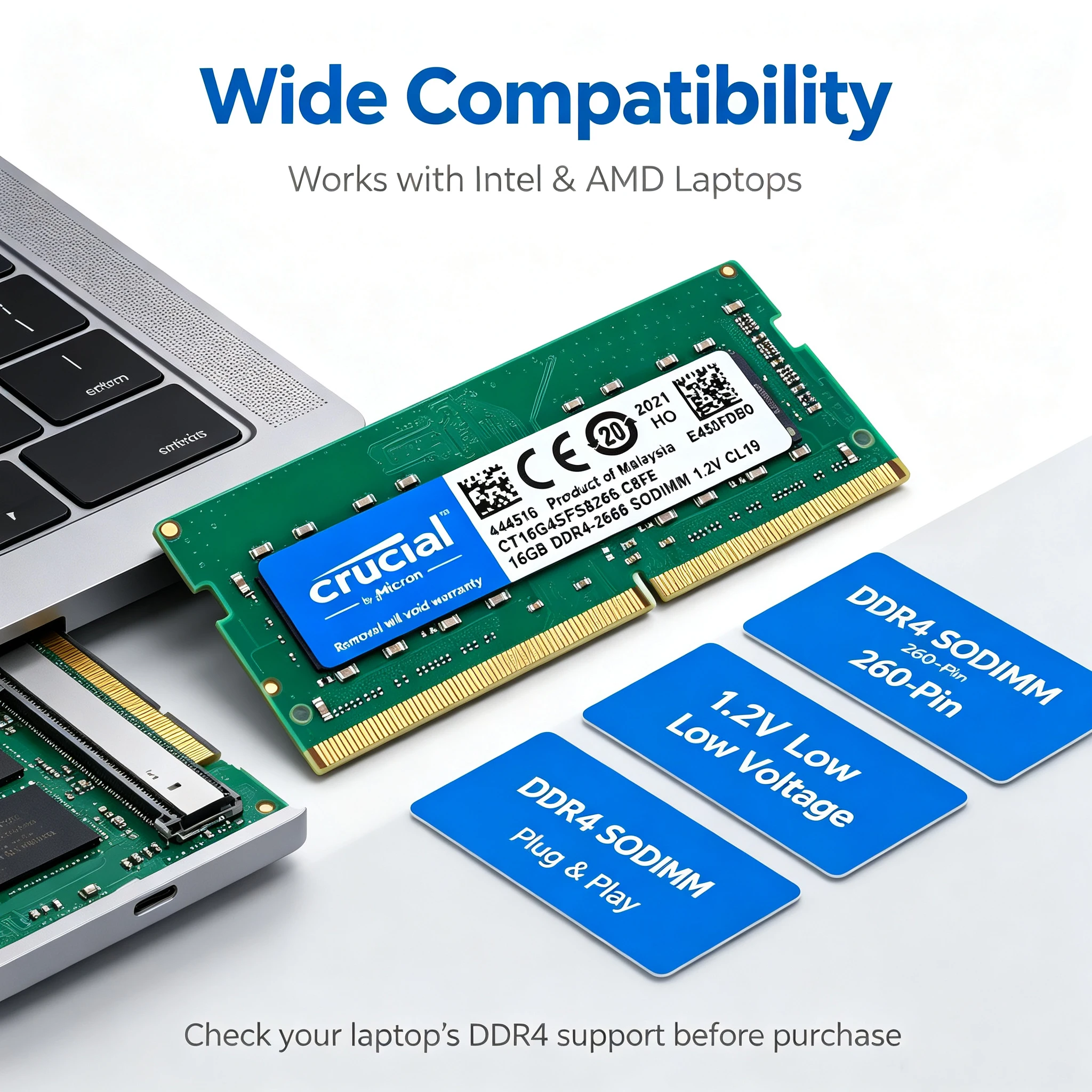 Crucial DDR4 Dizüstü Bilgisaya - Ddr4 3200 16Gb incelemesi ve fiyatı