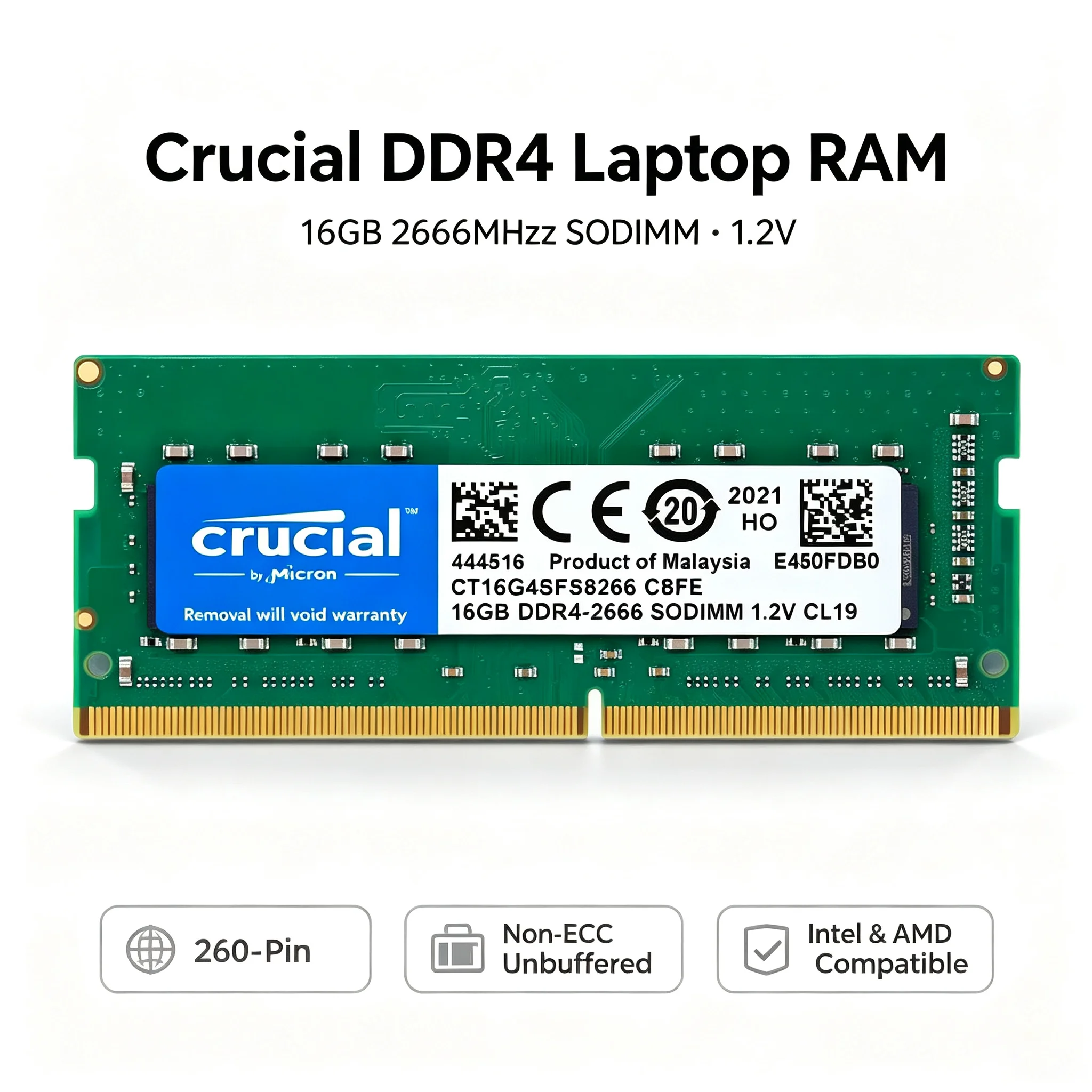 Crucial 1 adet/2 adet DDR4 diz - Ddr4 3200Mhz incelemesi ve fiyatı