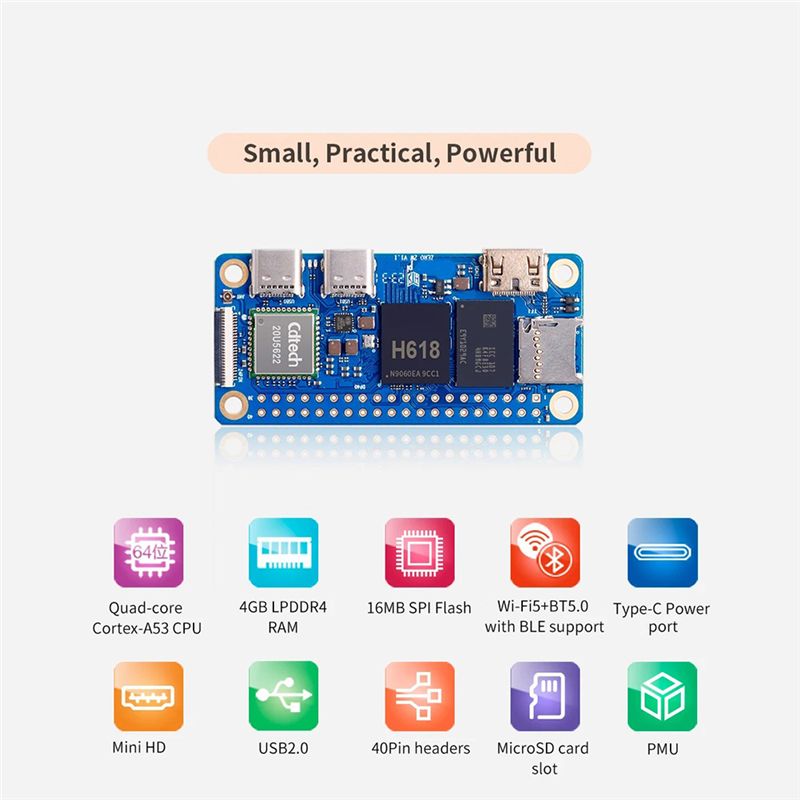 Orange Pi Zero 2W Geliştirme K - Ram Memory Module incelemesi ve fiyatı