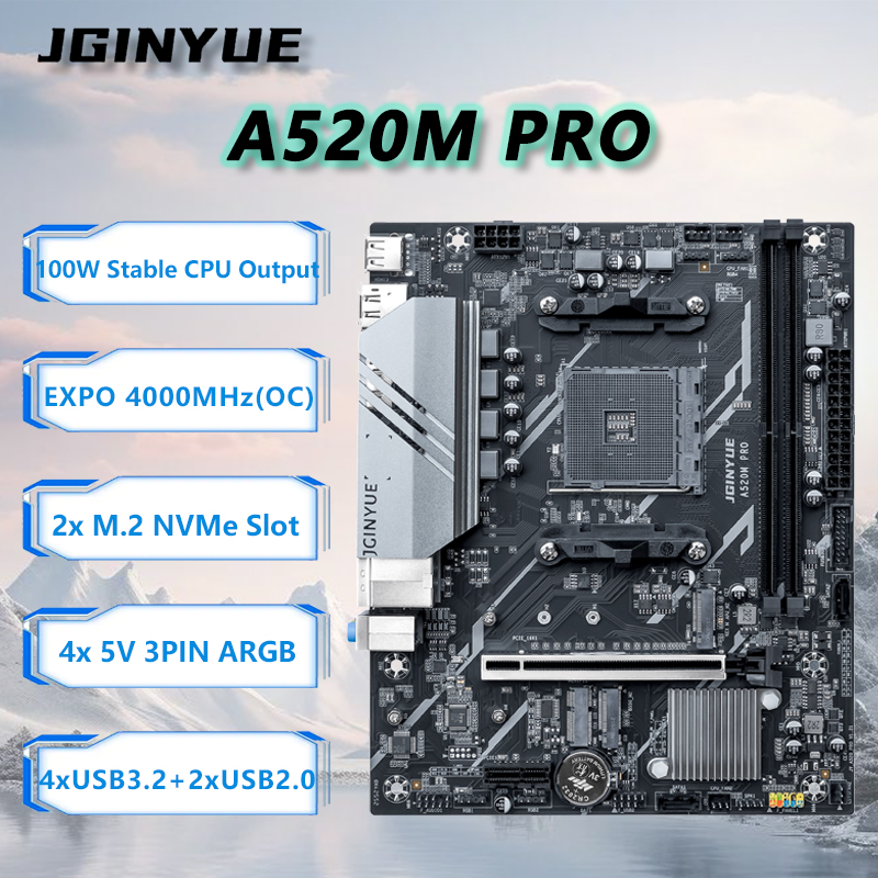 JGINYUE A520M PRO Anakart Kiti - Ddr4 3200Mhz incelemesi ve fiyatı