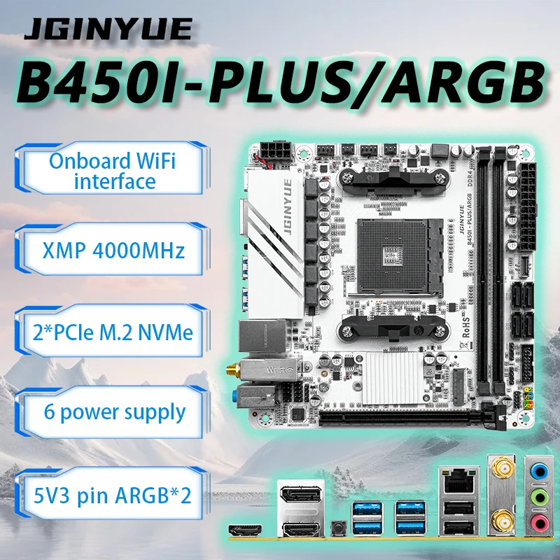 JGINYUE B450 ITX Anakart Seti  - Ddr4 3200Mhz incelemesi ve fiyatı