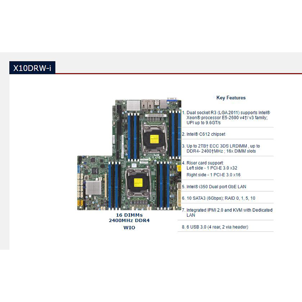 Anakart C612 2011 E5-2600 16 D - Ddr4 2400Mhz incelemesi ve fiyatı